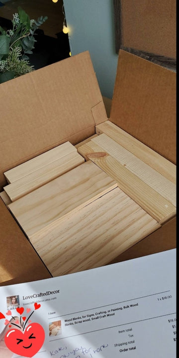 Open image in slideshow, Wood Blanks, for Signs, Crafting, or Painting, Bulk Wood Blanks, Scrap wood, Small Craft Wood