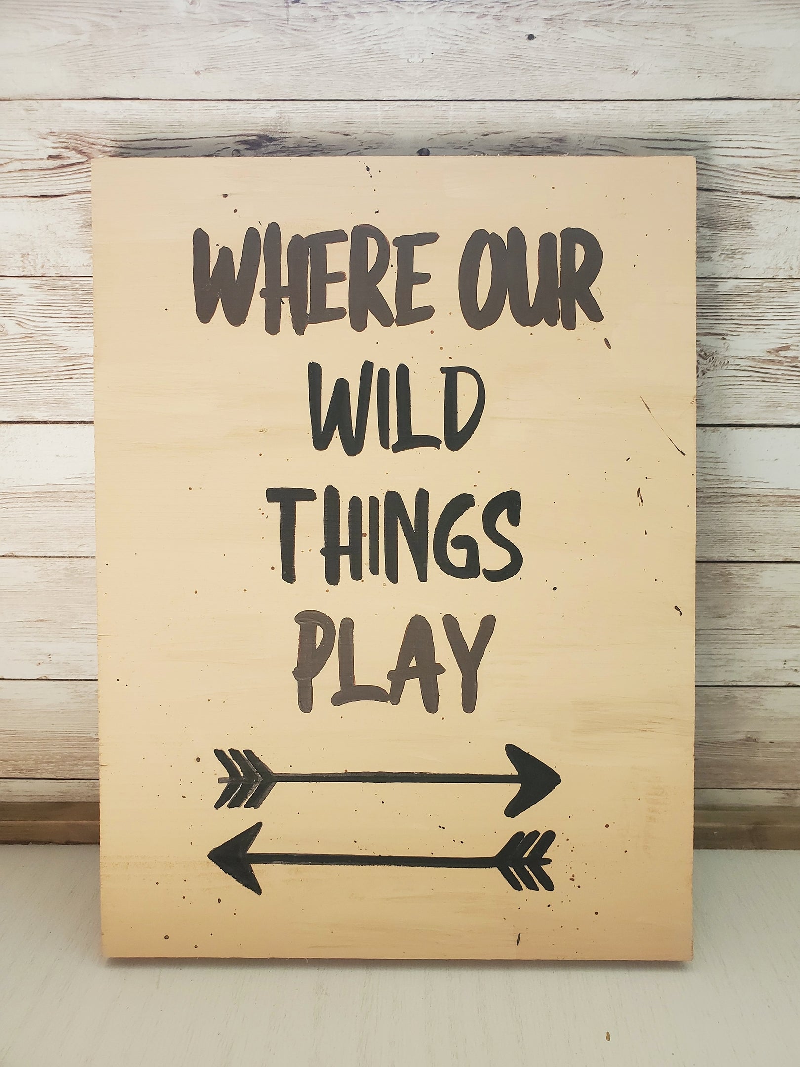 Kids Playroom Sign - Wild Things